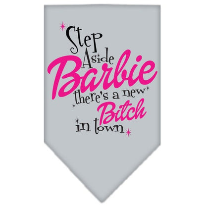 “Step Aside, There’s A New Bitch In Town” Cotton Pet Bandana from As You Wish Apparel – Dog Humor Bandana