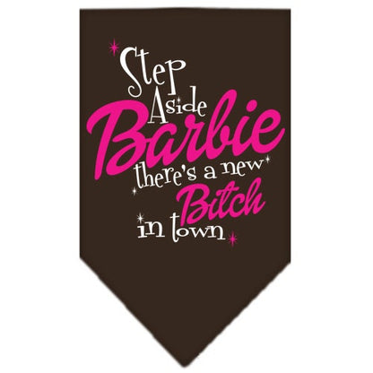 “Step Aside, There’s A New Bitch In Town” Cotton Pet Bandana from As You Wish Apparel – Dog Humor Bandana