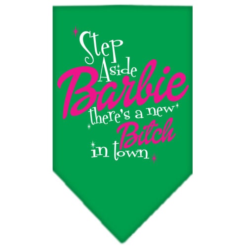 “Step Aside, There’s A New Bitch In Town” Cotton Pet Bandana from As You Wish Apparel – Dog Humor Bandana
