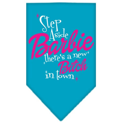 “Step Aside, There’s A New Bitch In Town” Cotton Pet Bandana from As You Wish Apparel – Dog Humor Bandana