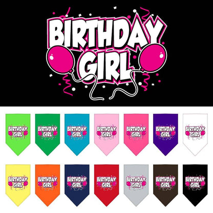 “Birthday Girl” or “Birthday Boy” Cotton Pet Bandana from As You Wish Apparel – Dog Birthday Bandana