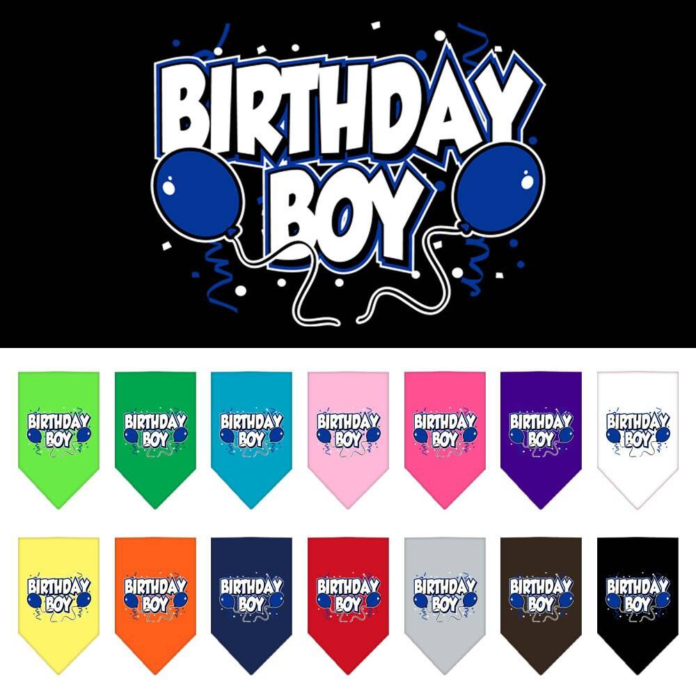 “Birthday Girl” or “Birthday Boy” Cotton Pet Bandana from As You Wish Apparel – Dog Birthday Bandana