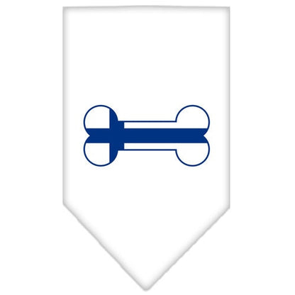 “Bone Flag Finland” Cotton Pet Bandana from As You Wish Apparel – Dog Fashion Bandana