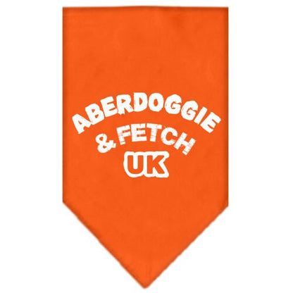 “Aberdoggie & Fetch UK” Cotton Pet Bandana from As You Wish Apparel – Dog Fashion Bandana