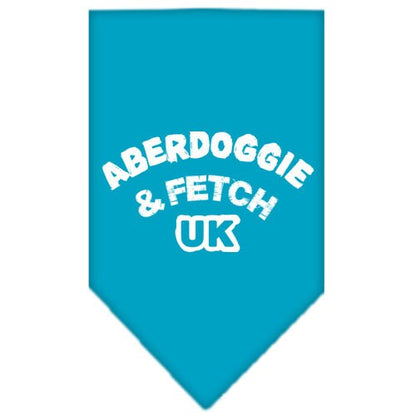 “Aberdoggie & Fetch UK” Cotton Pet Bandana from As You Wish Apparel – Dog Fashion Bandana
