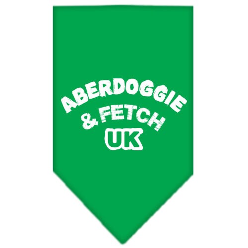 “Aberdoggie & Fetch UK” Cotton Pet Bandana from As You Wish Apparel – Dog Fashion Bandana