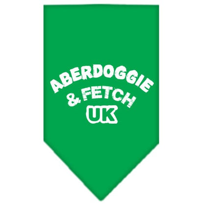 “Aberdoggie & Fetch UK” Cotton Pet Bandana from As You Wish Apparel – Dog Fashion Bandana