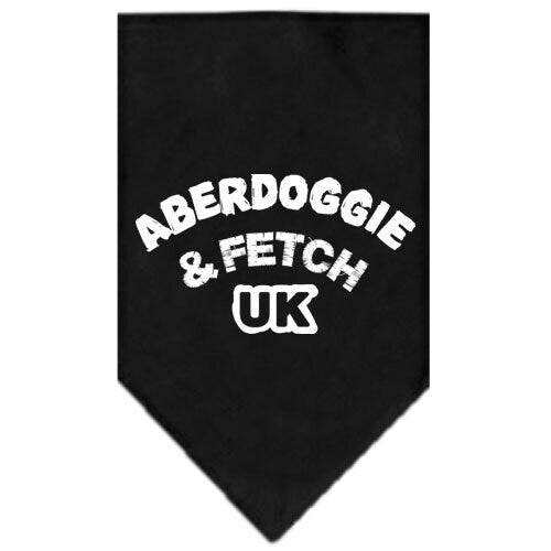 “Aberdoggie & Fetch UK” Cotton Pet Bandana from As You Wish Apparel – Dog Fashion Bandana