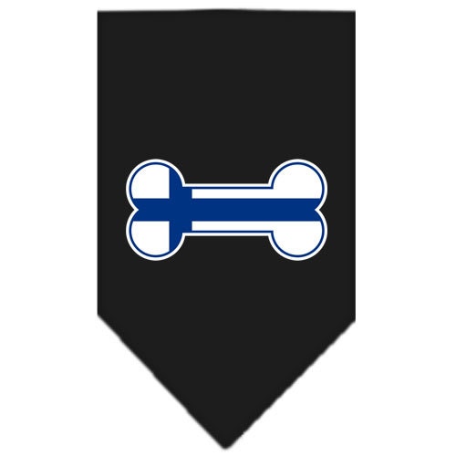 “Bone Flag Finland” Cotton Pet Bandana from As You Wish Apparel – Dog Fashion Bandana