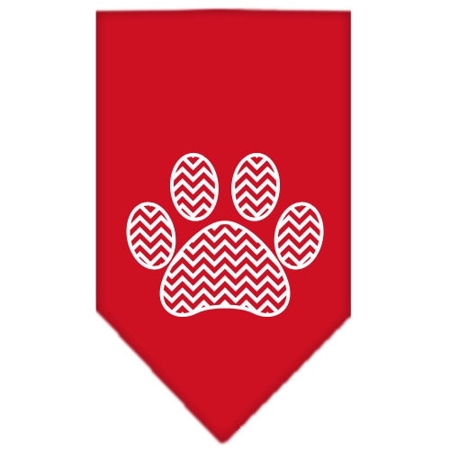 “Chevron Paw” Cotton Pet Bandana from As You Wish Apparel – Dog Fashion Bandana