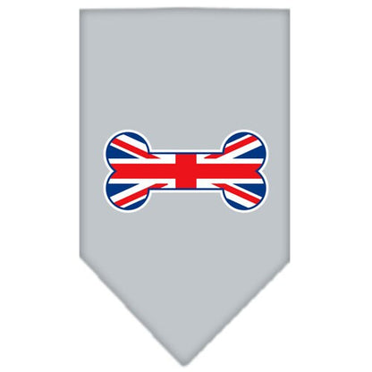 Bone Shaped UK Flag Cotton Pet Bandana from As You Wish Apparel – Dog Fashion Bandana