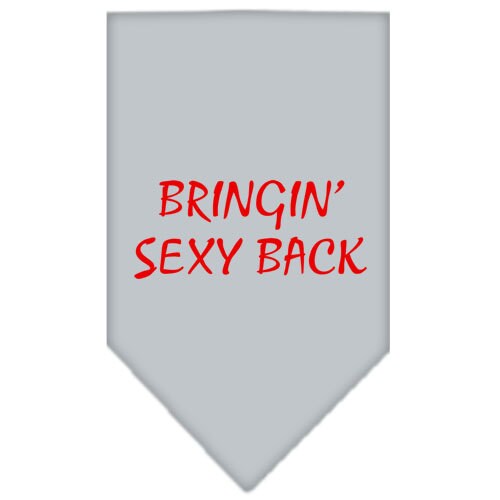 “Bringin Sexy Back” Cotton Pet Bandana from As You Wish Apparel – Dog Humor Bandana