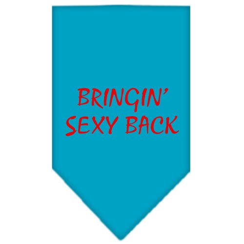 “Bringin Sexy Back” Cotton Pet Bandana from As You Wish Apparel – Dog Humor Bandana