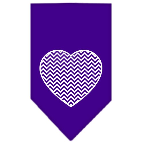 “Chevron Heart” Cotton Pet Bandana from As You Wish Apparel – Dog Fashion Bandana