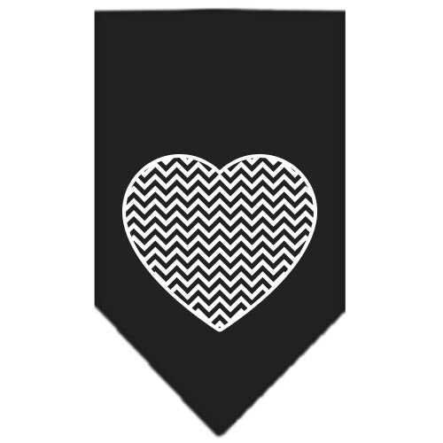 “Chevron Heart” Cotton Pet Bandana from As You Wish Apparel – Dog Fashion Bandana
