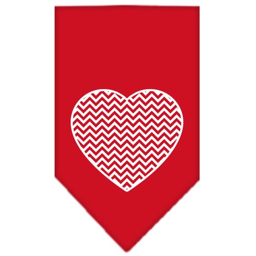 “Chevron Heart” Cotton Pet Bandana from As You Wish Apparel – Dog Fashion Bandana