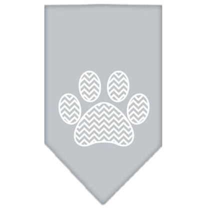 “Chevron Paw” Cotton Pet Bandana from As You Wish Apparel – Dog Fashion Bandana