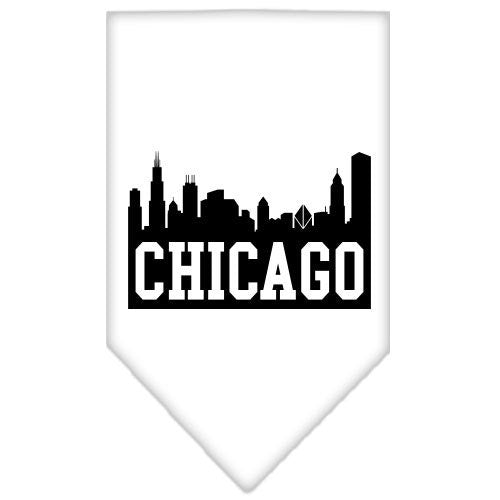 “Chicago Skyline” Cotton Pet Bandana from As You Wish Apparel – City Pride Dog Bandana