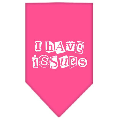 “I Have Issues” Cotton Pet Bandana from As You Wish Apparel – Dog Humor Bandana