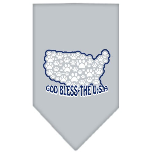 “God Bless The USA” Cotton Pet Bandana from As You Wish Apparel – Patriotic Dog Bandana