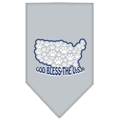 “God Bless The USA” Cotton Pet Bandana from As You Wish Apparel – Patriotic Dog Bandana