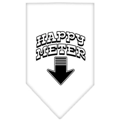 “Happy Meter” Cotton Pet Bandana from As You Wish Apparel – Dog Humor Bandana