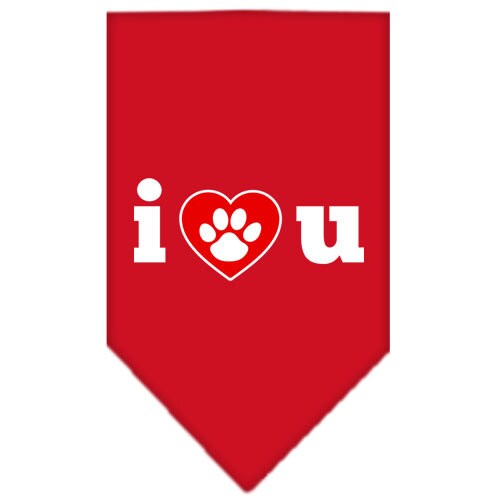 “I Love You” Cotton Pet Bandana from As You Wish Apparel – Dog Love Bandana