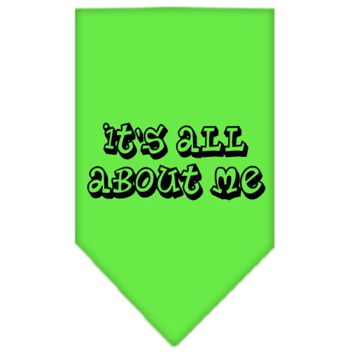 “It’s All About Me” Cotton Pet Bandana from As You Wish Apparel – Dog Humor Bandana