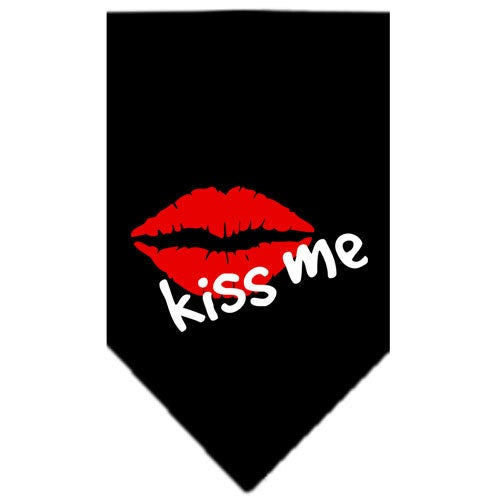 “Kiss Me” Cotton Pet Bandana from As You Wish Apparel – Dog Love Bandana