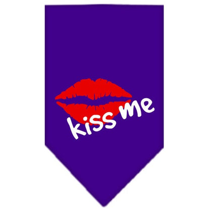 “Kiss Me” Cotton Pet Bandana from As You Wish Apparel – Dog Love Bandana