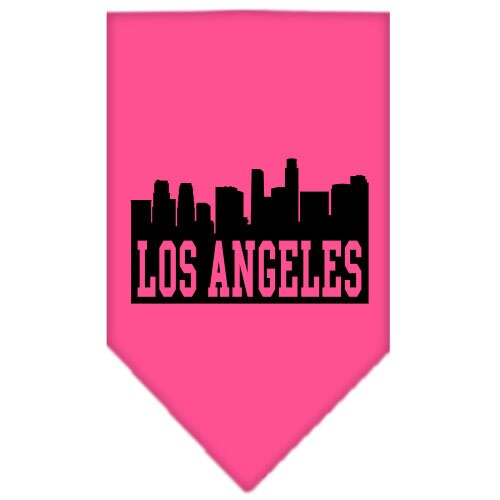 “Los Angeles Skyline” Cotton Pet Bandana from As You Wish Apparel – City Pride Dog Bandana