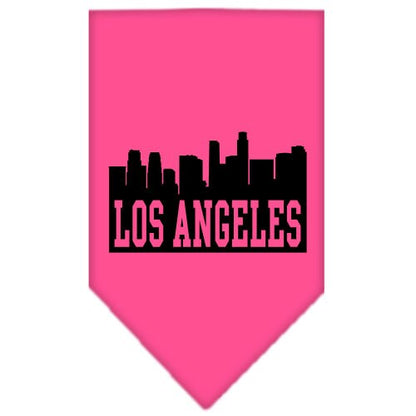 “Los Angeles Skyline” Cotton Pet Bandana from As You Wish Apparel – City Pride Dog Bandana