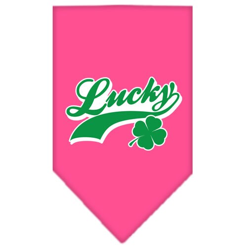 “Lucky Swoosh” Cotton Pet Bandana from As You Wish Apparel – Lucky Dog Bandana