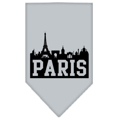 “Paris Skyline” Cotton Pet Bandana from As You Wish Apparel – City Pride Dog Bandana