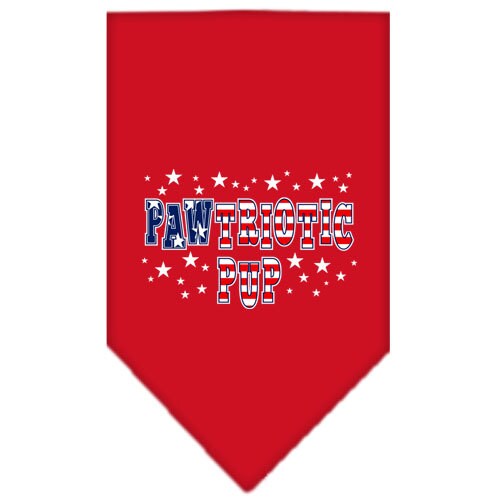 “Pawtriotic Pup” Cotton Pet Bandana from As You Wish Apparel – Patriotic Dog Bandana