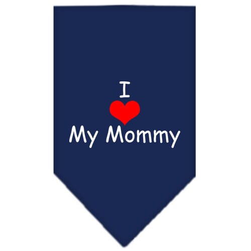 “I Love My Mommy” Cotton Pet Bandana from As You Wish Apparel – Dog Love Bandana