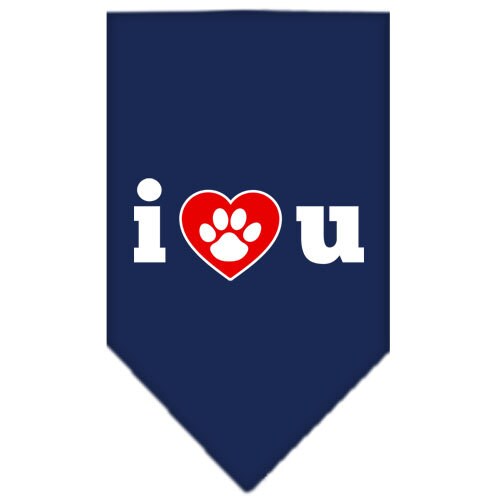 “I Love You” Cotton Pet Bandana from As You Wish Apparel – Dog Love Bandana