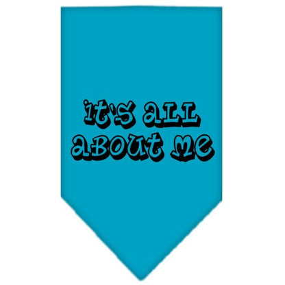 “It’s All About Me” Cotton Pet Bandana from As You Wish Apparel – Dog Humor Bandana