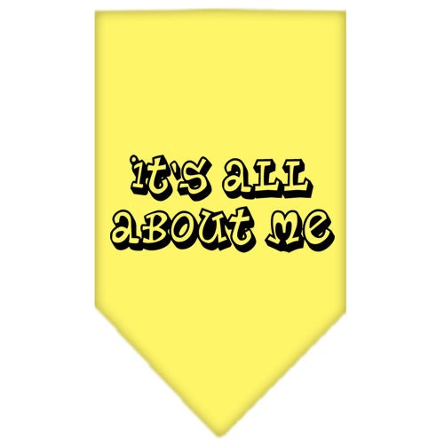 “It’s All About Me” Cotton Pet Bandana from As You Wish Apparel – Dog Humor Bandana