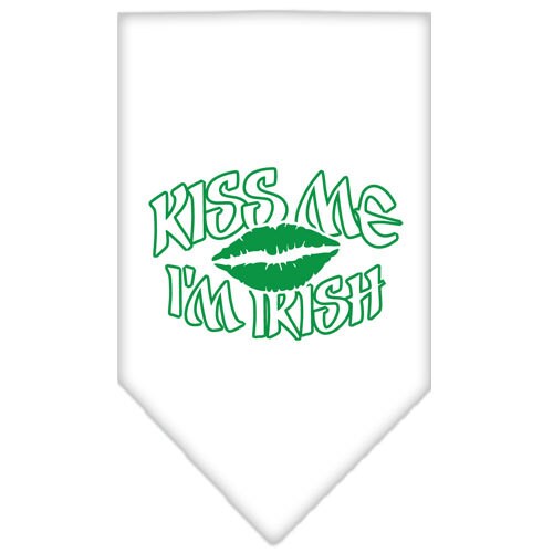“Kiss Me I’m Irish” Cotton Pet Bandana from As You Wish Apparel – St. Patrick’s Day Dog Bandana