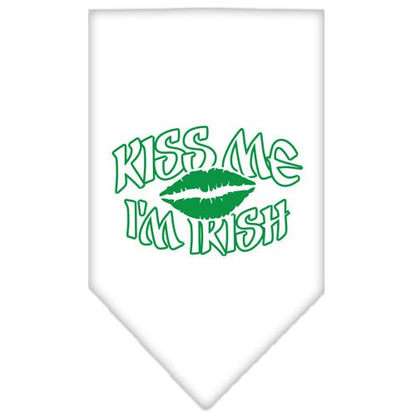 “Kiss Me I’m Irish” Cotton Pet Bandana from As You Wish Apparel – St. Patrick’s Day Dog Bandana
