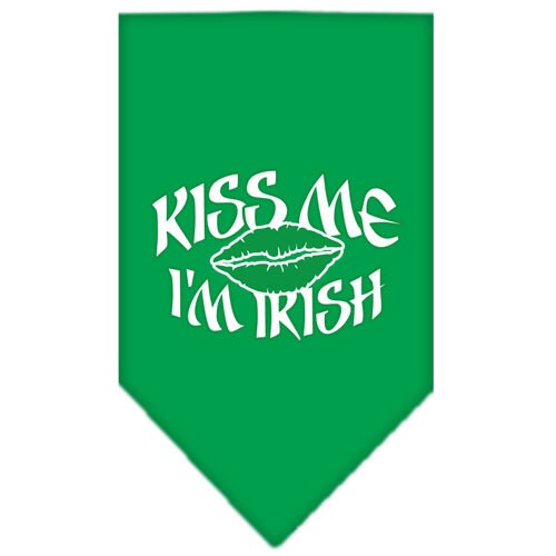 “Kiss Me I’m Irish” Cotton Pet Bandana from As You Wish Apparel – St. Patrick’s Day Dog Bandana