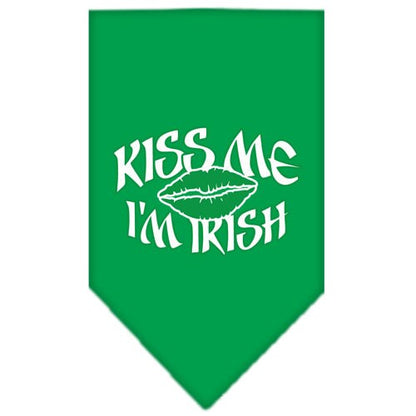 “Kiss Me I’m Irish” Cotton Pet Bandana from As You Wish Apparel – St. Patrick’s Day Dog Bandana