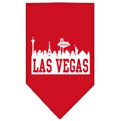 “Las Vegas Skyline” Cotton Pet Bandana from As You Wish Apparel – City Pride Dog Bandana