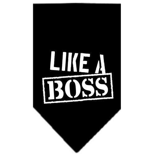 “Like A Boss” Cotton Pet Bandana from As You Wish Apparel – Dog Humor Bandana