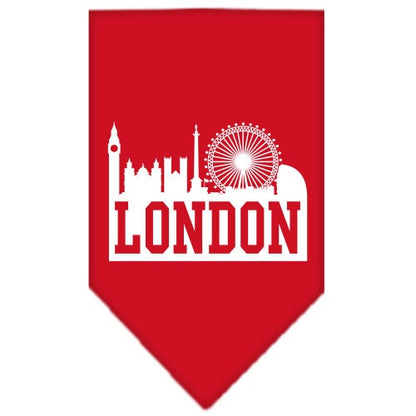 “London Skyline” Cotton Pet Bandana from As You Wish Apparel – City Pride Dog Bandana