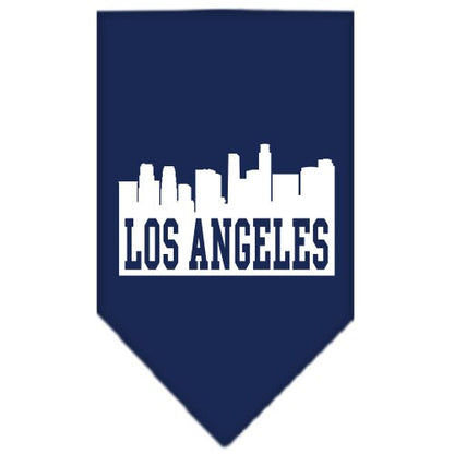 “Los Angeles Skyline” Cotton Pet Bandana from As You Wish Apparel – City Pride Dog Bandana