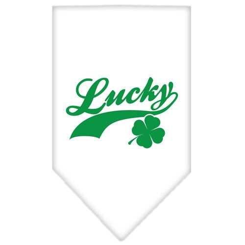 “Lucky Swoosh” Cotton Pet Bandana from As You Wish Apparel – Lucky Dog Bandana