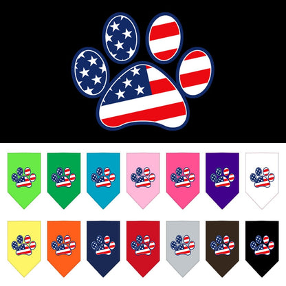 “Patriotic Paw” Cotton Pet Bandana from As You Wish Apparel – Patriotic Dog Bandana