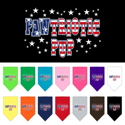 “Pawtriotic Pup” Cotton Pet Bandana from As You Wish Apparel – Patriotic Dog Bandana